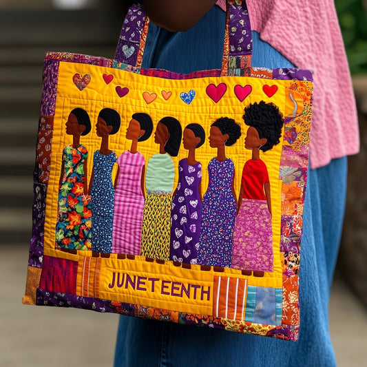 Juneteenth Quilted Tote Bag GFTONT449