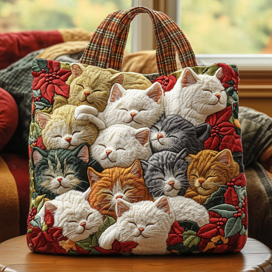 Kitty Nap Quilted Tote Bag GFTONT4528
