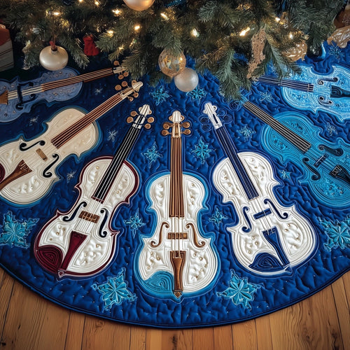 Festive Choir Quilted Tree Skirt GFTONT4536