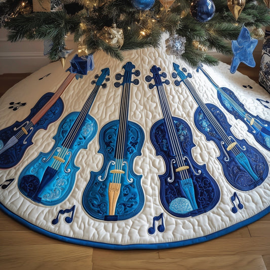 Festive Choir Quilted Tree Skirt GFTONT4537