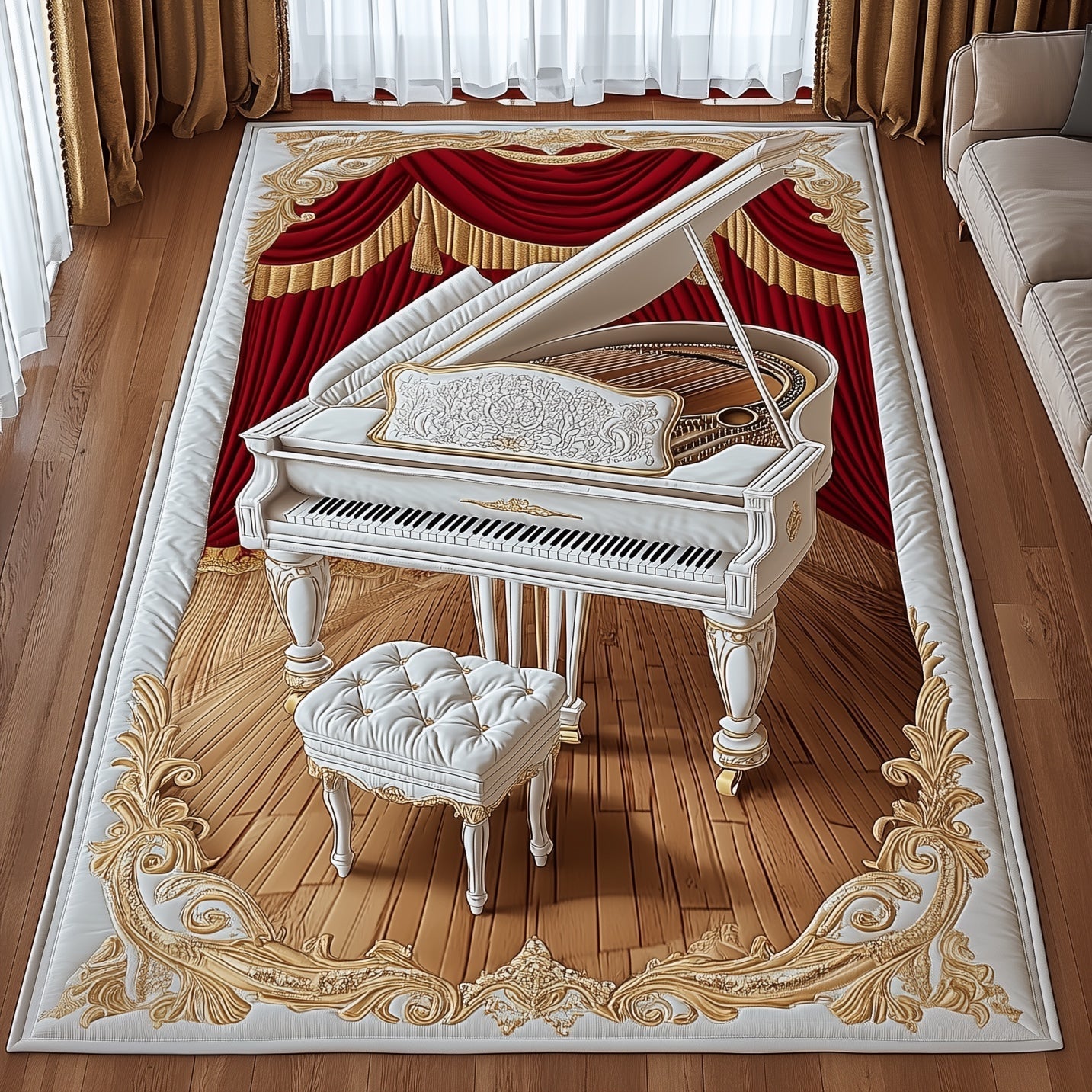 Pianist Stage Area Rug GFTONT4557