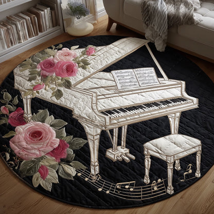 Grand Piano Quilted Round Mat GFTONT4567