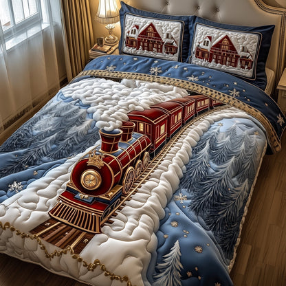 Festive Railway Duvet Cover Set GFTONT4576