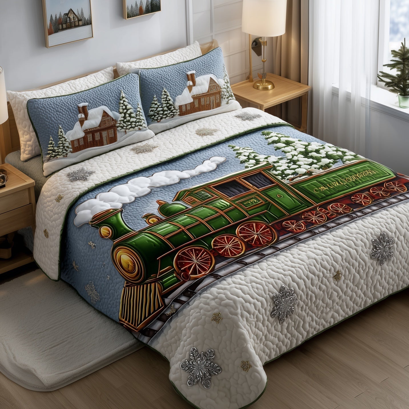 Winter Railway Duvet Cover Set GFTONT4579