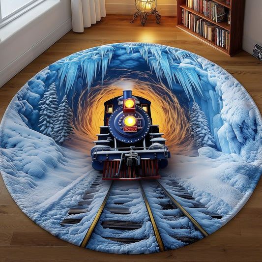 Yuletide Express Quilted Round Mat GFTONT4606