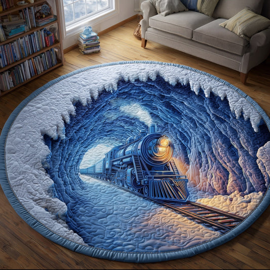 Yuletide Express Quilted Round Mat GFTONT4607