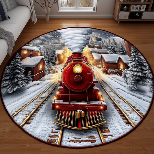 Yuletide Express Quilted Round Mat GFTONT4608