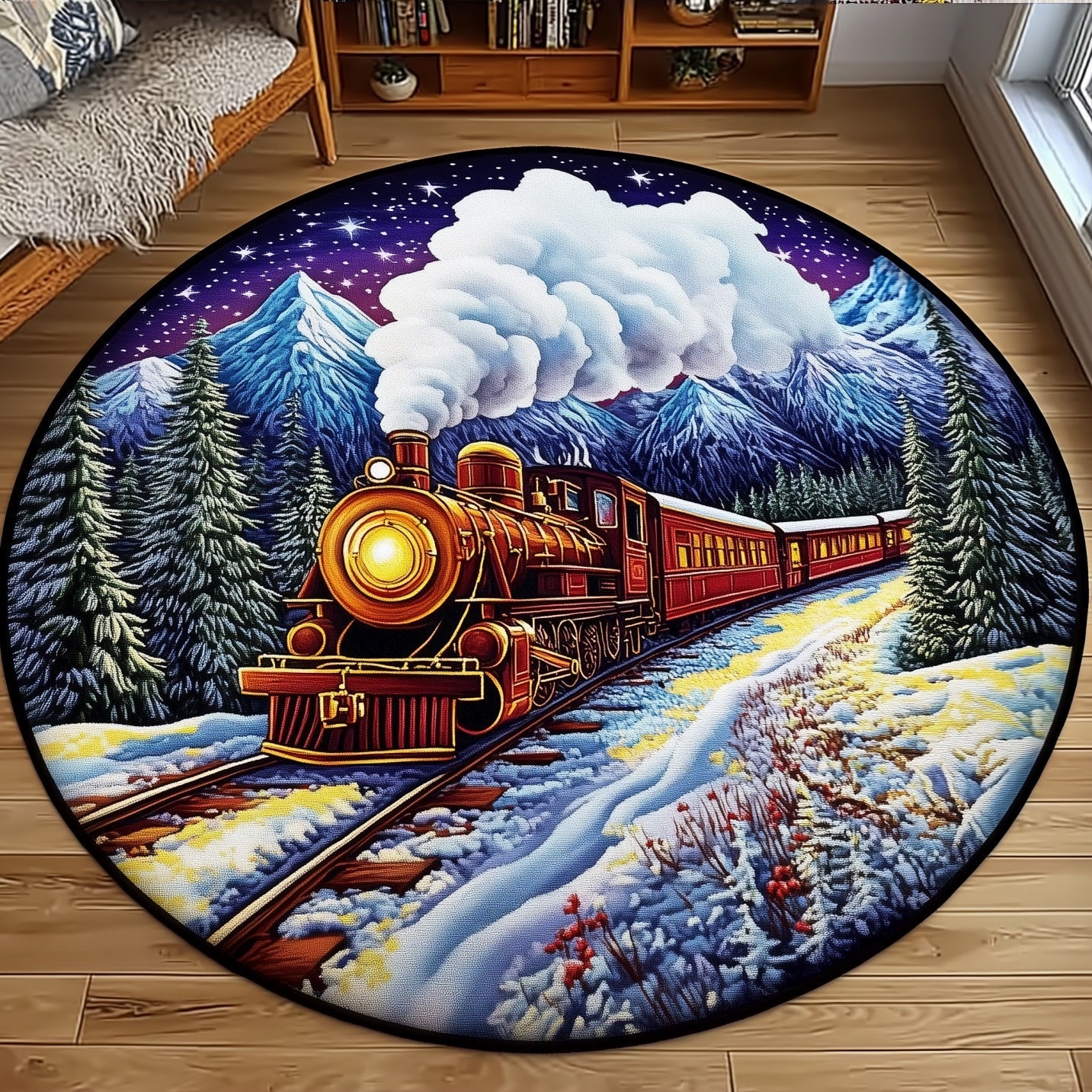 Magical Ride Quilted Round Mat GFTONT4609