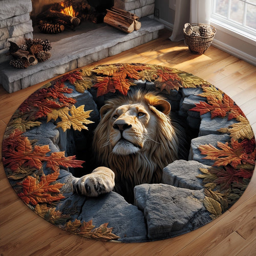 Majestic Roar Quilted Round Mat GFTONT4611