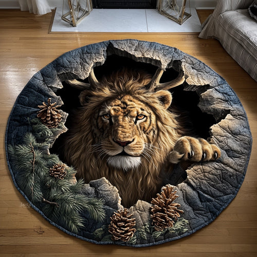 Wildlife Paw Quilted Round Mat GFTONT4615