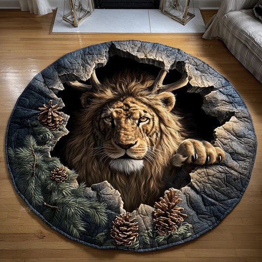 Wildlife Paw Quilted Round Mat GFTONT4615