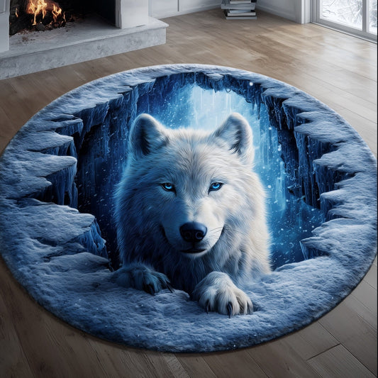 Ice Tunnel Watcher Quilted Round Mat GFTONT4623