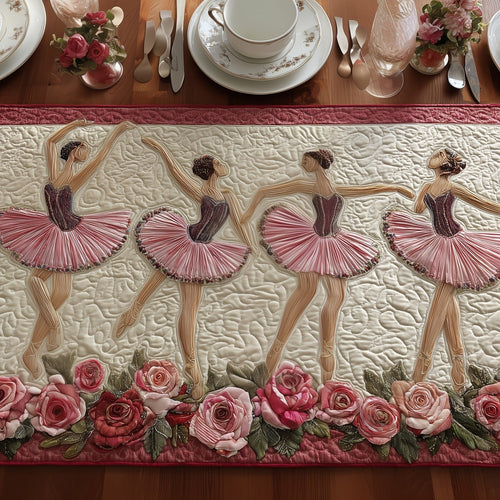 Rosie Ballerina Quilted Table Runner GFTONT4633