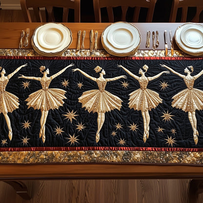 Golden Dance Quilted Table Runner GFTONT4634
