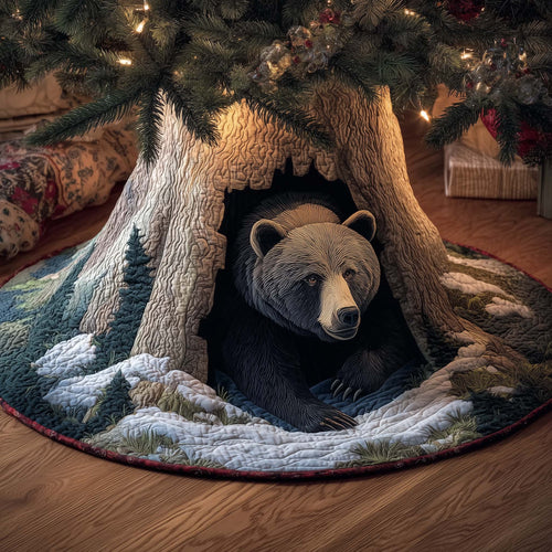 Bear Trunk Quilted Tree Skirt GFTONT4651