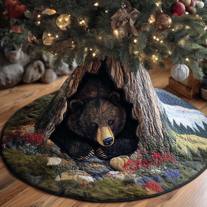 Bear Trunk Quilted Tree Skirt GFTONT4652