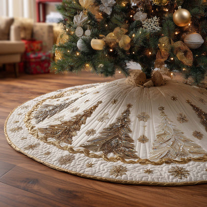 Golden Tree Quilted Tree Skirt GFTONT4656