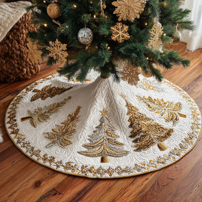 Golden Tree Quilted Tree Skirt GFTONT4657