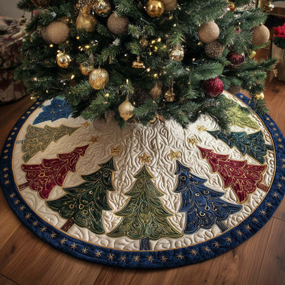 Christmas Evergreen Quilted Tree Skirt GFTONT4658