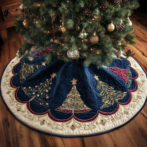 Christmas Evergreen Quilted Tree Skirt GFTONT4659