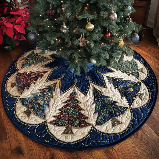 Christmas Evergreen Quilted Tree Skirt GFTONT4660