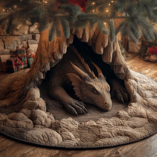 Cave Guardian Quilted Tree Skirt GFTONT4666