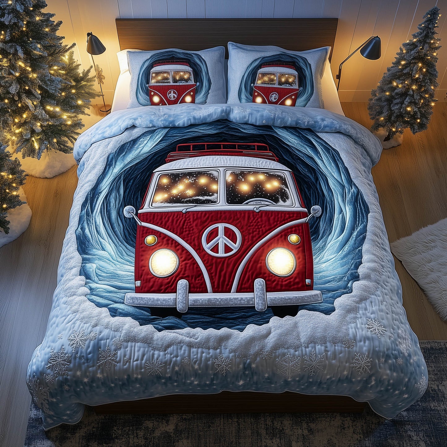 Christmas Ride Duvet Cover Set GFTONT4673
