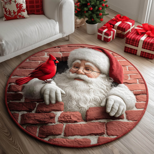 Santa Buddy Quilted Round Mat GFTONT4705