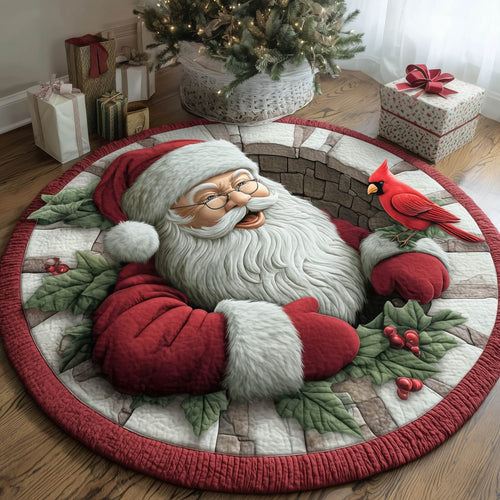 Santa Buddy Quilted Round Mat GFTONT4707