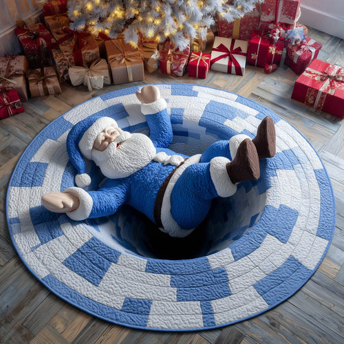 Jolly Santa Quilted Round Mat GFTONT4711