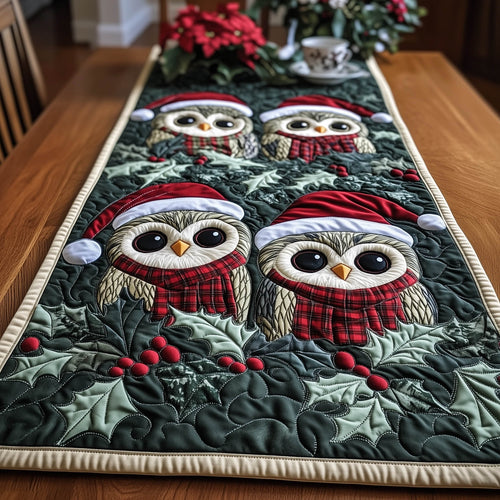 Yuletide Owl Quilted Table Runner GFTONT4717