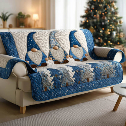 Festive Gnome Quilted Sofa Cover GFTONT4720