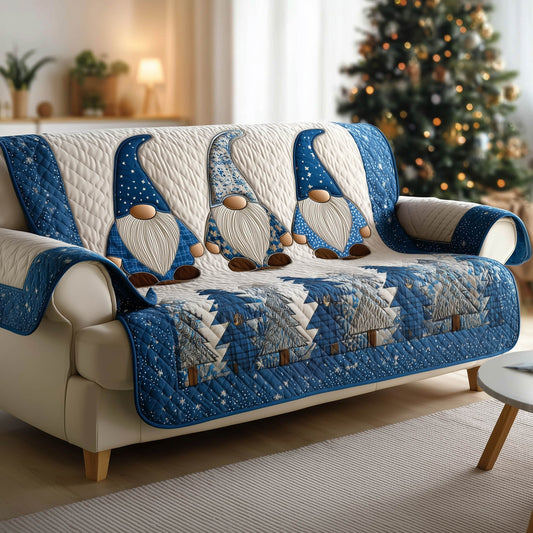Festive Gnome Quilted Sofa Cover GFTONT4720