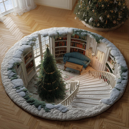 Festive Home Quilted Round Mat GFTONT4739
