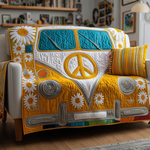 Daisy Ride Quilted Sofa Cover GFTONT4759