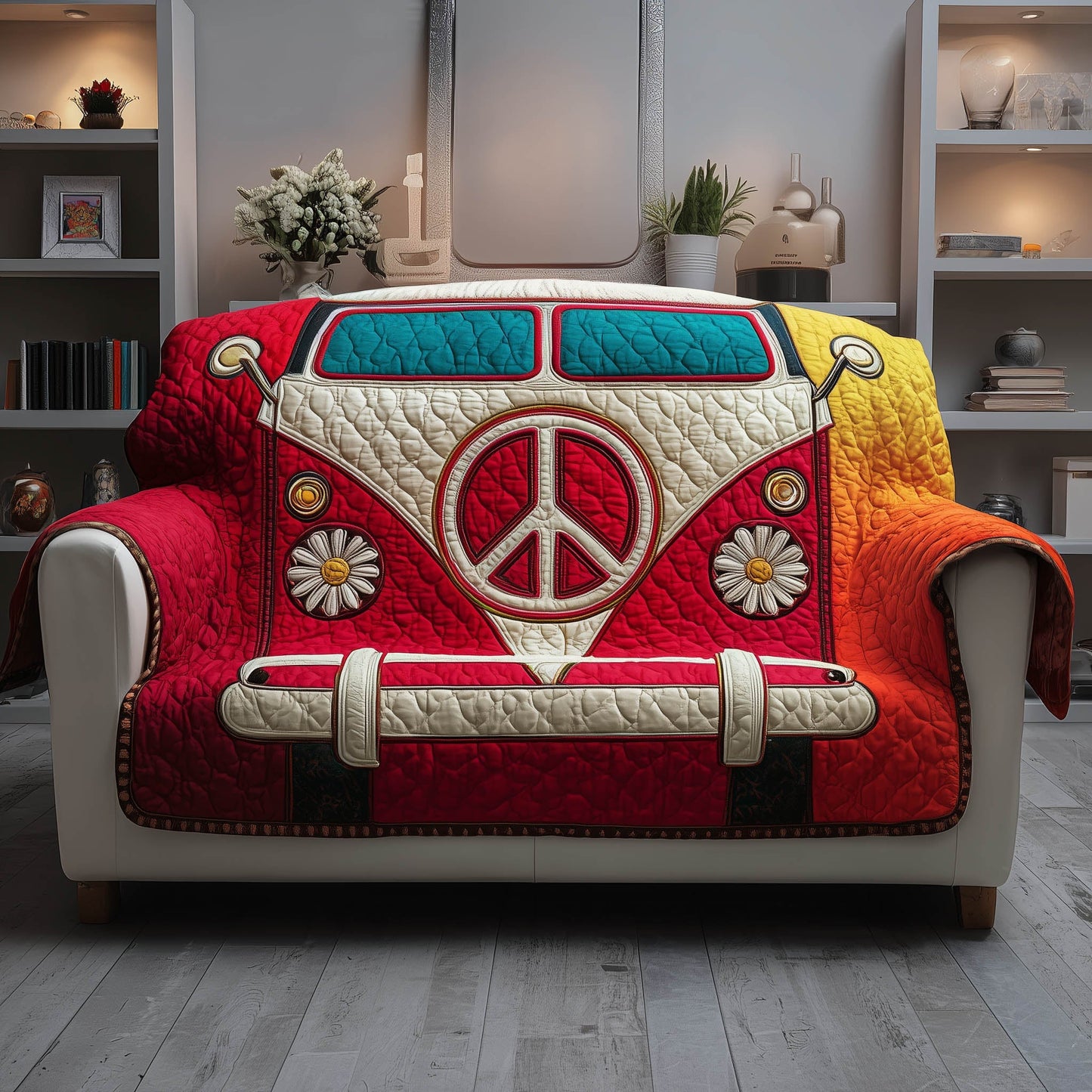 Hippie Van Quilted Sofa Cover GFTONT4762