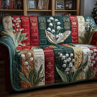 Antique Chapters Quilted Sofa Cover GFTONT4770