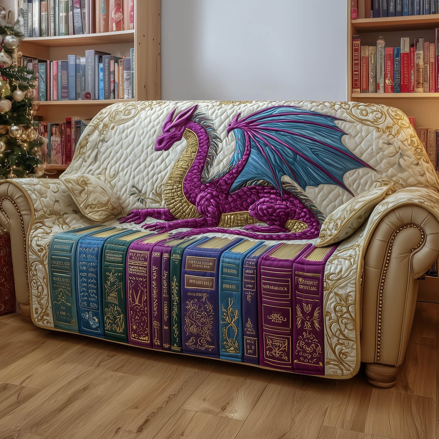 Library Guardian Quilted Sofa Cover GFTONT4774