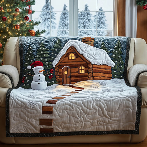 Snow Cabin Quilted Sofa Cover GFTONT4835