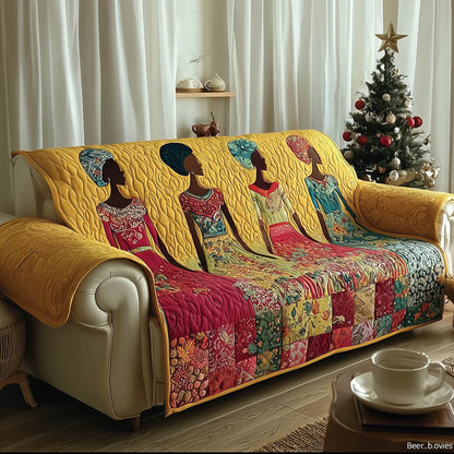 Melanin Quilted Sofa Cover GFTONT4850