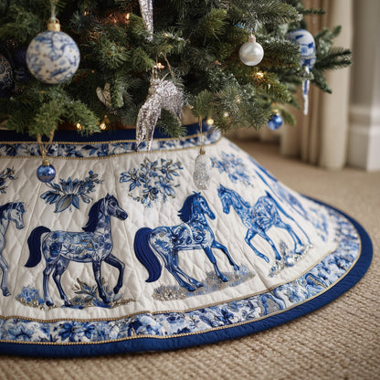 Horse Quilted Tree Skirt GFTONT4853