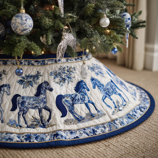 Horse Quilted Tree Skirt GFTONT4853