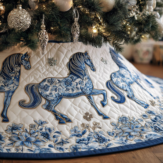Horse Quilted Tree Skirt GFTONT4856