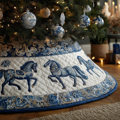 Horse Quilted Tree Skirt GFTONT4857