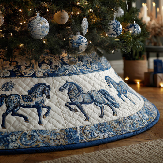 Horse Quilted Tree Skirt GFTONT4857
