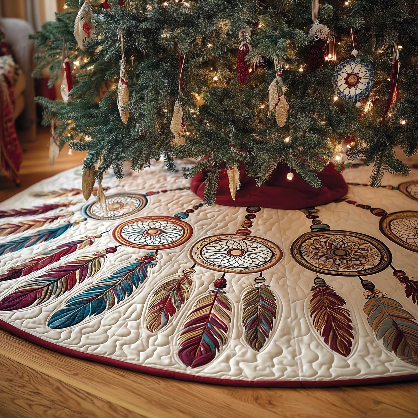 Tribal Soul Quilted Tree Skirt GFTONT4871