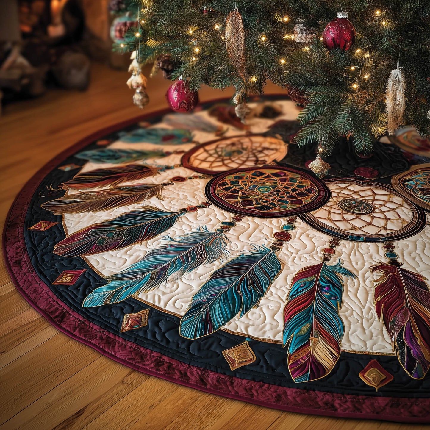 Tribal Soul Quilted Tree Skirt GFTONT4872