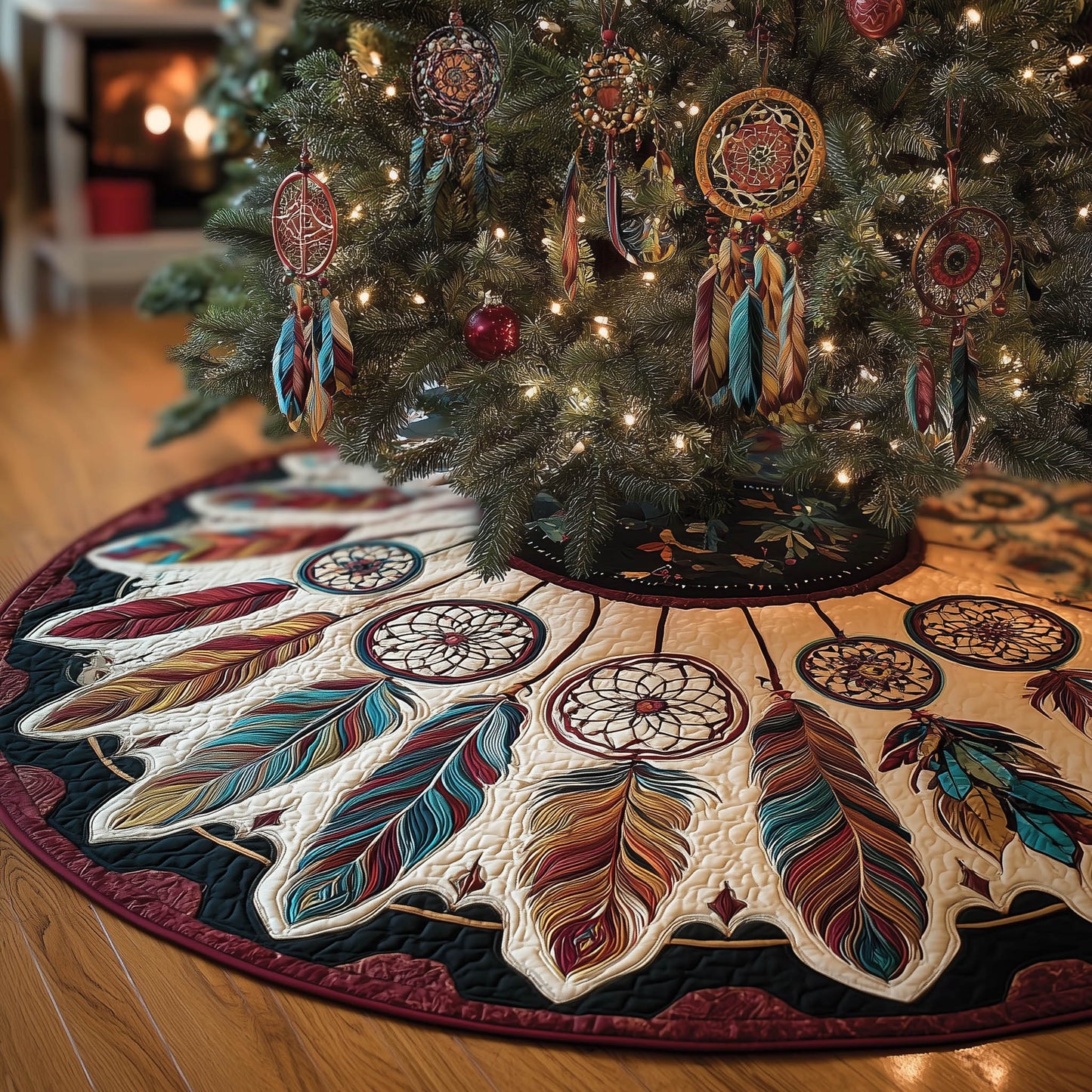 Tribal Soul Quilted Tree Skirt GFTONT4873