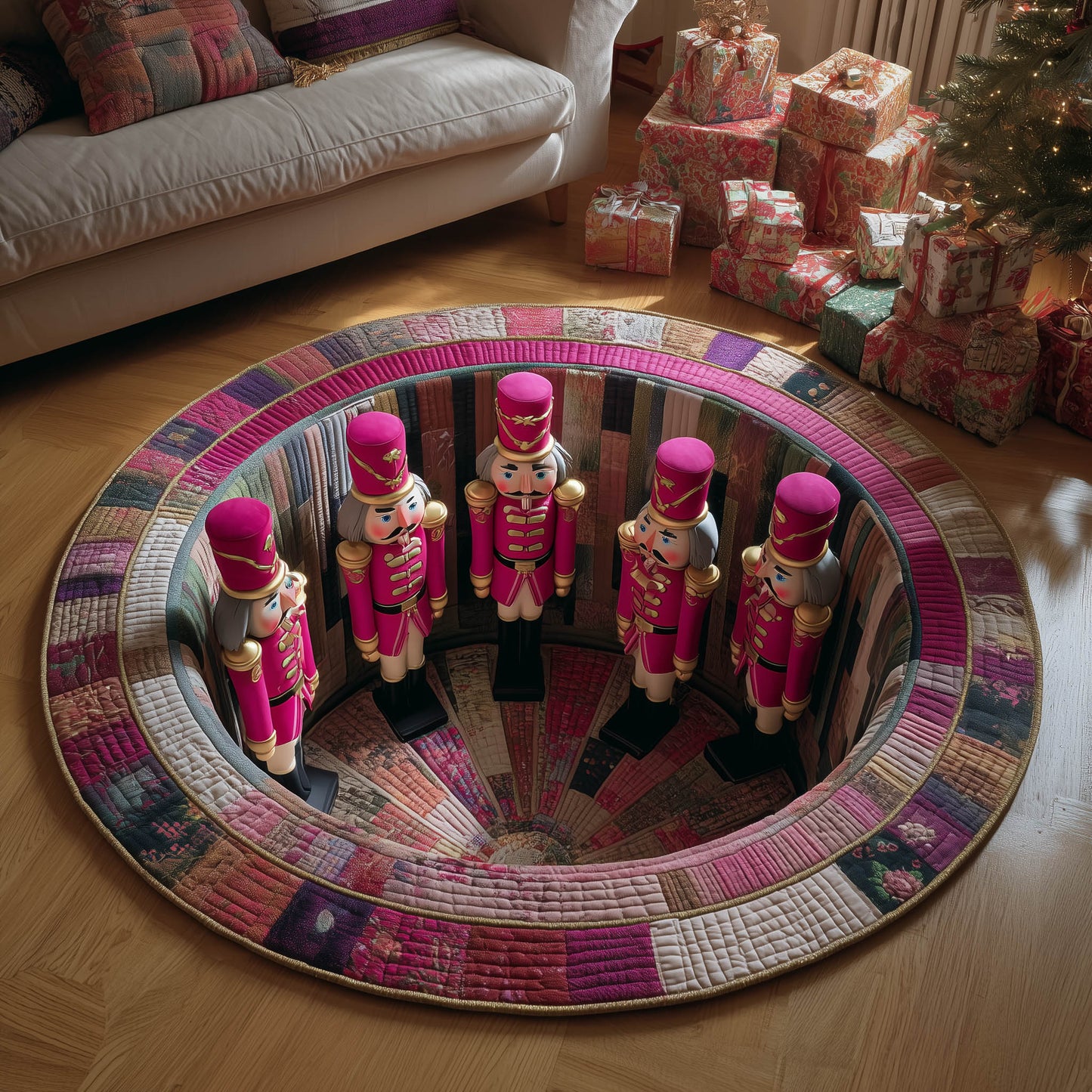 Soldier Assembled Quilted Round Mat GFTONT4901