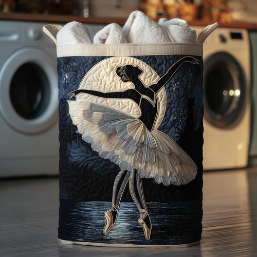 Swan Ballerina Quilted Laundry Basket GFTONT4907